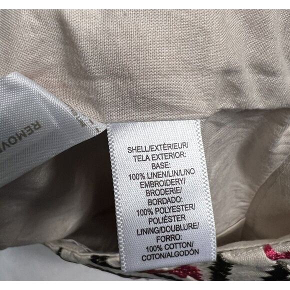 Ann Taylor LOFT Women’s shorts Size 0 Ikat Embroidered Riviera Multicolor - Picture 9 of 11